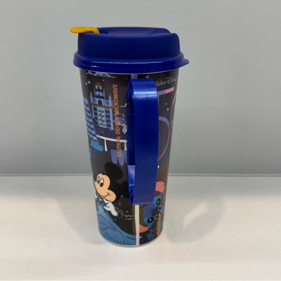 Disney World 50th Anniversary Refillable Mug Mickey Minnie Resort Cup Excellent - Picture 5 of 9